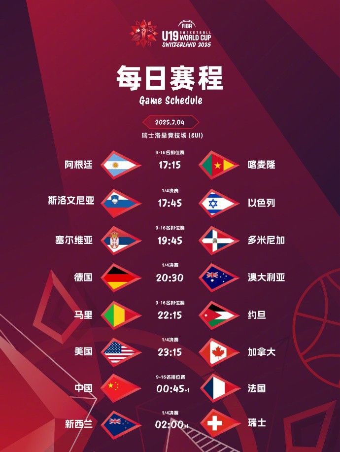 九游体育app-中国U19男篮vs法国前瞻：4连败仍需为荣誉而战，曲绍斌能否创造奇迹？