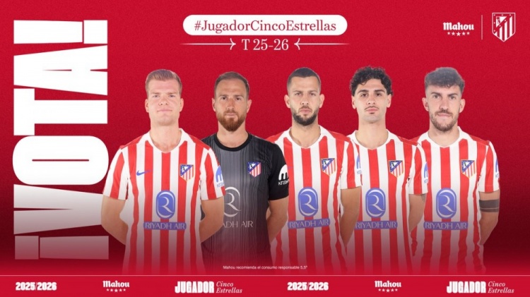 九游体育官网入口-马竞2月最佳球员候选：瑟尔洛特、奥布拉克、汉茨科、鲁杰里在列